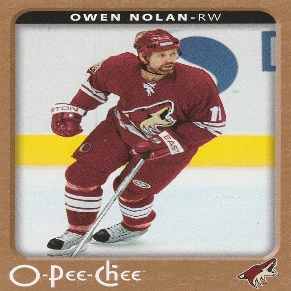 Owen Nolan - 2006/2007 O Pee Chee Hockey Card